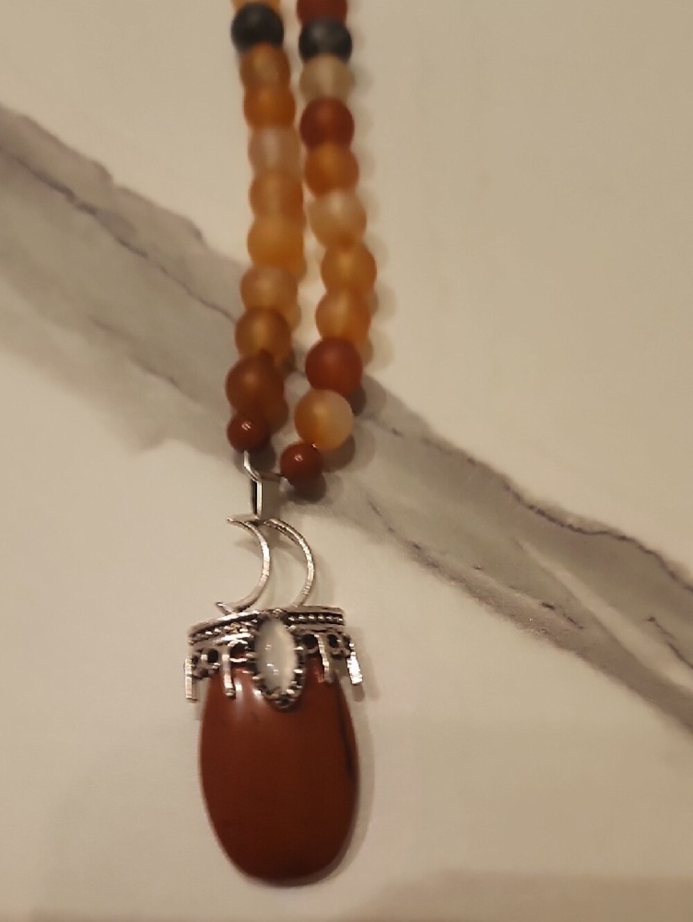 Handcrafted Moonfire Current Necklace - Picture 6 of 6